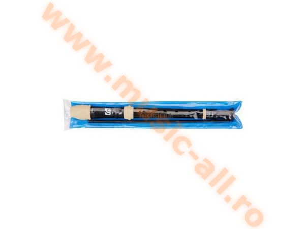 Kirstein C Soprano Recorder German Fingering With Double Hole Black/White