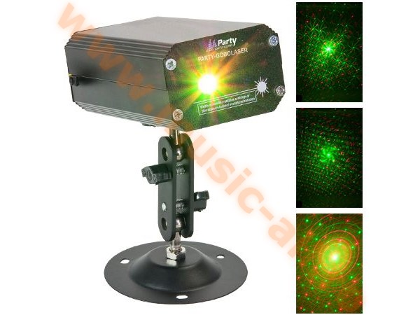 PARTY-GOBOLAS - LASER ROSU VERDE 4 EFECTE