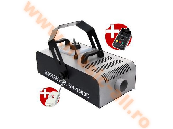 Showlite SN-1500D DMX Fog Machine 1500W + remote control with timer