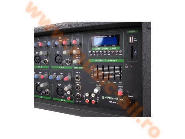 Pronomic PM82EU MP3 Power Mixer