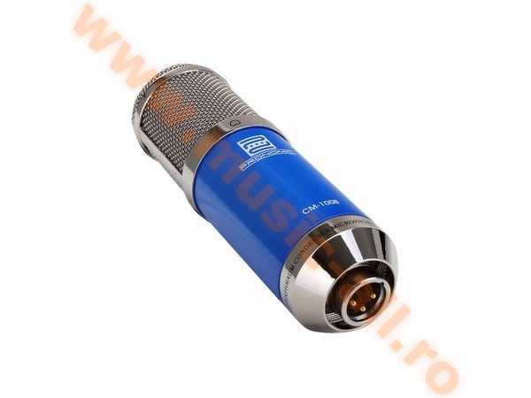 Pronomic CM-100B Large-Diaphragm Studio Microphone albastru