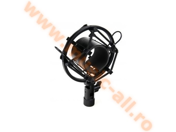 Pronomic CM-100BG Large-Diaphragm Studio Microphone negru
