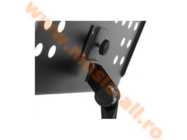 Classic Cantabile Orchestra Music Stand Perforated Metal Plate Heavy Negru