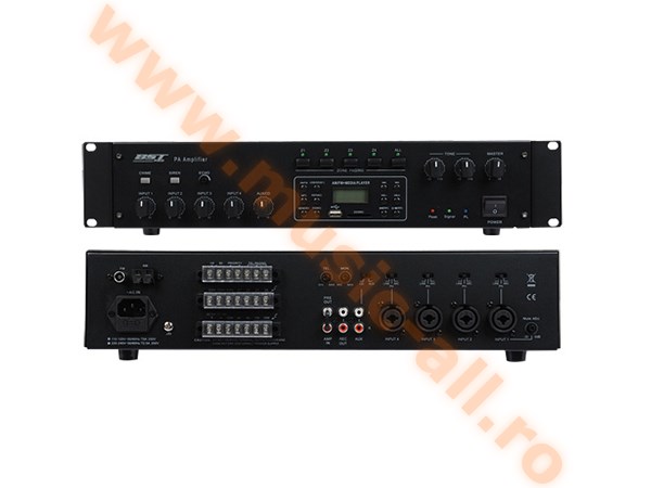 UPA120TU-AMPLIFICATOR LINIE CU TUNER FM/AM 100V 120W 4MIC/ 2AUX