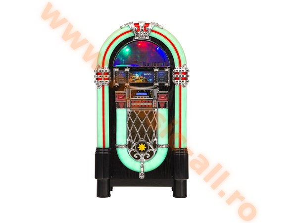 Lacoon GoldenAge 40er/50er Jahre Jukebox mit CD, USB, MP3 Player, Radio und Bluetooth