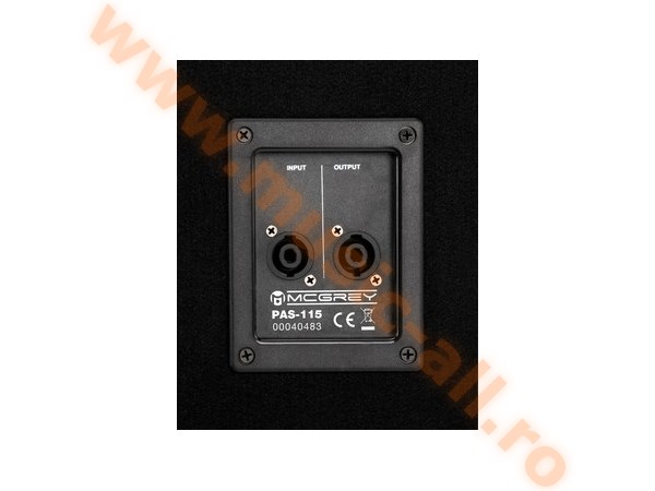 McGrey PAS-115 15" passiver PA Subwoofer Bass Lautsprecher Box 1200 Watt