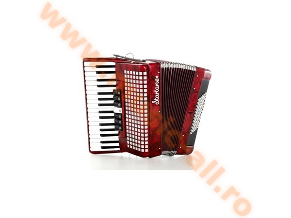 Startone Piano Accordion 72 Red