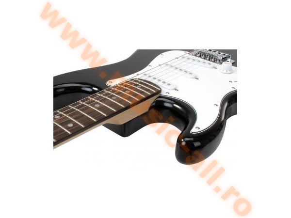 Rocktile Pro ST3-BK-L Left-Handed Electric Guitar Black