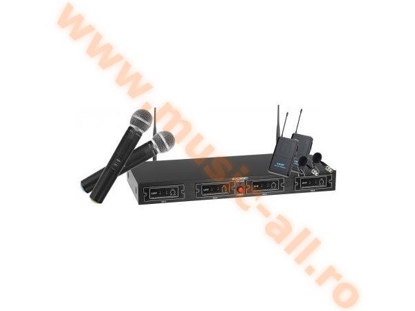 McGrey UHF-2V2I Set 2 microfoane mana + 2 lavaliera