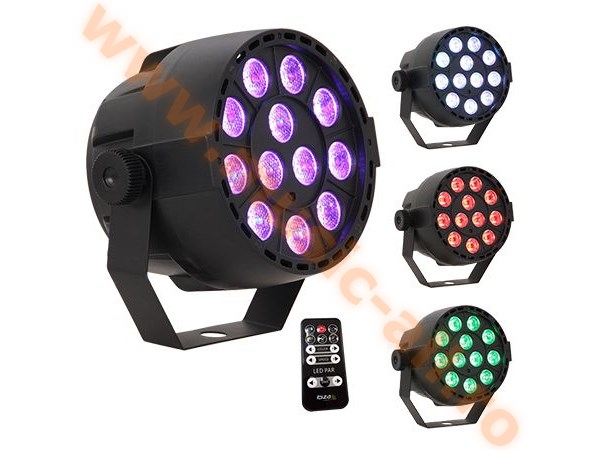 PARBAT-RGB3  MINI LED PAR PORTABIL RGB 12X1W