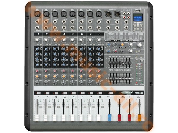 PM860D - MIXER CU AMPLIFICARE