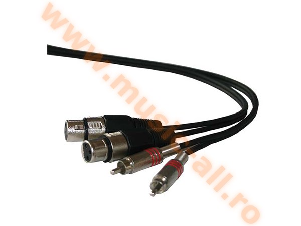 CM3RXF-2 CABLU 2RCA TATA/2XLR MAMA 3M