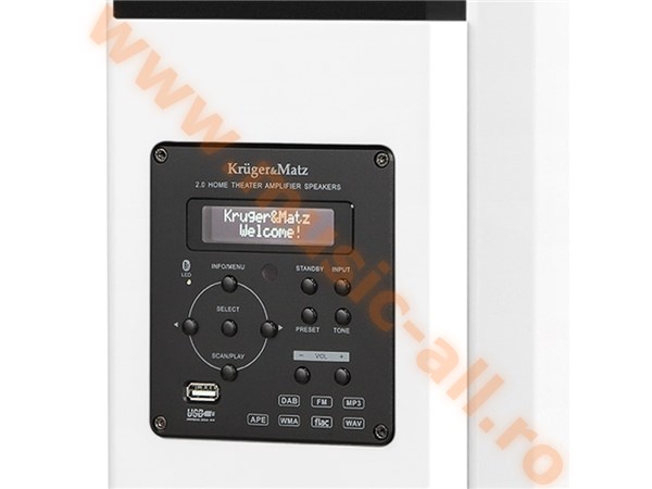 KM0512 WH SISTEM AUDIO PASSION KRUGER&MATZ