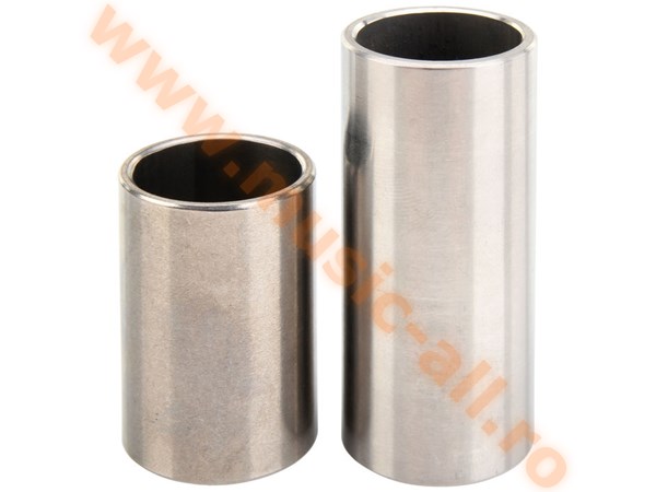 Rocktile steel slide (bottleneck) pair consisting of 4cm and 6cm length