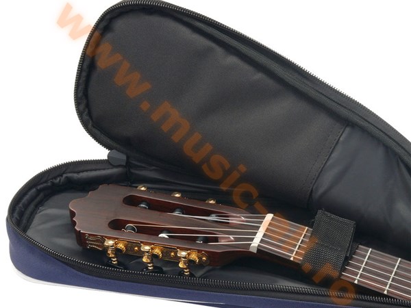 Rocktile 3/4 & 7/8 Classical Guitar Gig Bag Padded + Backpack Straps Blue