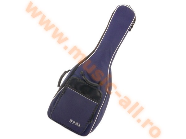 Rocktile Classical Guitar Gig Bag Padded + Backpack Straps Blue