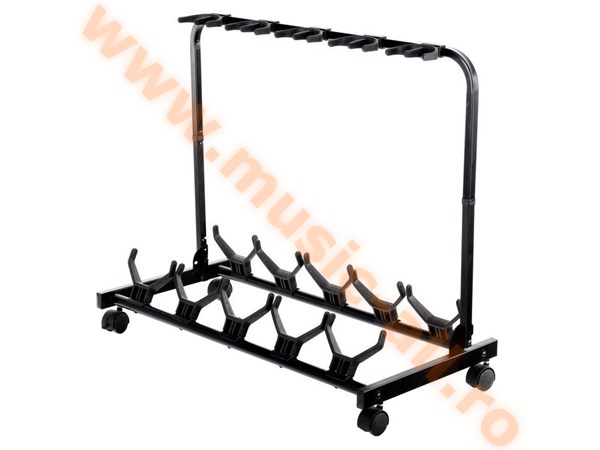 Rocktile multi-stand 5 guitars - with wheels for E / A Guitar