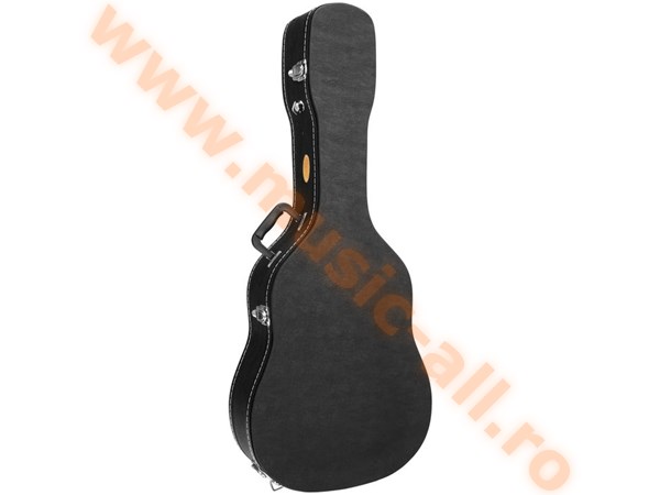 Rocktile 4/4 Deluxe Padded Guitar Case for Western Guitars Black