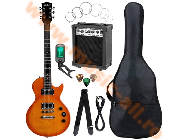 McGrey Rockit E-Gitarre Single Cut-Komplettset Orange Burst