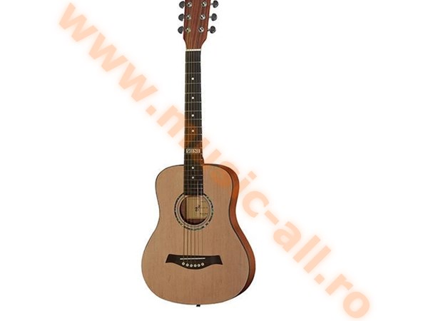 Chitara Acustica, Harley Benton, DS10 Mini Natur, Husa Inclusa