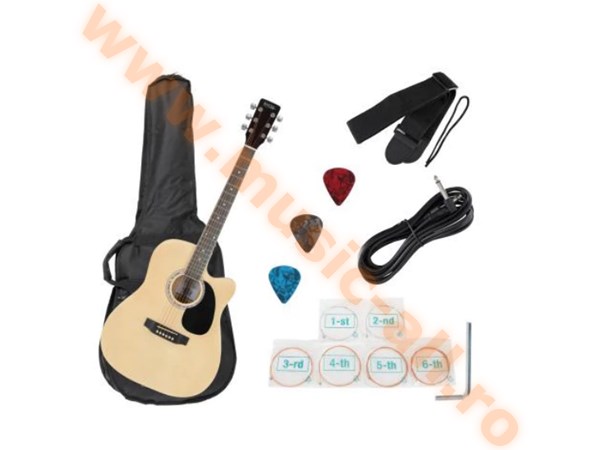 Set Chitara Electro acustica RocktilE WSD-8CE-NT Slim
