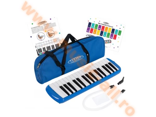 Orga, Classic Cantabile, Melodica Prin Suflare 32 note, Albastra