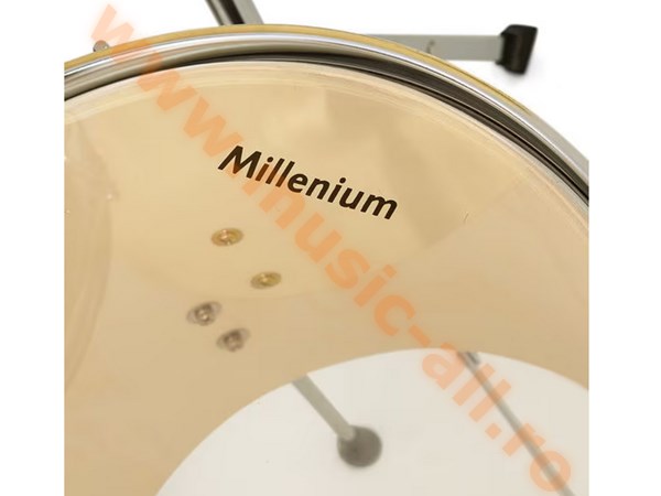 Set Tobe Acustice Millenium Focus Junior Red, bete si scaun inclus, perfecte pentru incepatori