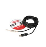 JACK2USB   CABLU JACK MONO TO USB 5M + PLACA SUNET