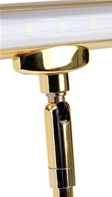 Showlite LED Piano Light Gold glossy