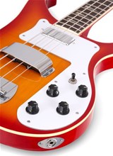 Rocktile Redneck Electronic Bass Red Sunburst