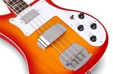 Rocktile Redneck Electronic Bass Red Sunburst