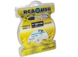 RCA2USB CABLU RCA TO USB 1.2M + PLACA SUNET