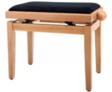 Classic Cantabile Piano bench cherry-Bright-Matte