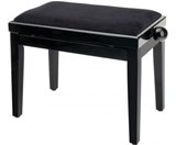 Classic Cantabile Piano Bench Black High Gloss