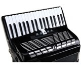 Classic Cantabile 72 Bass Accordion Black