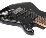 Rocktile Pro ST60-BK Electric Guitar All Black