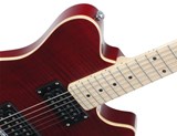 Rocktile Pro MM150-TR Electric Guitar Transparent Red