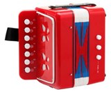 Classic Cantabile Bambino Children's accordion, red, 2 basses