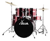 XDrum Semi 22" Standard DrumSet Red