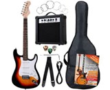 Rocktile Banger's Pack E-Guitar SET Sunburst 8 Pieces