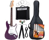 Rocktile Banger's Pack E-Gitarren Set, 8-teilig Purple