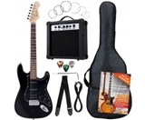 Rocktile Banger's Power Pack E-Gitarren Set, 8-teilig Black