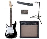 Rocktile Pro-ST3 BK Lefty Electric Guitar Set