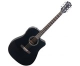 Rocktile D-60CE Acoustic Steel String Guitar Black