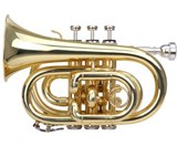 Classic Cantabile Brass TT-400 Bb Pocket Trumpet Brass