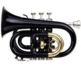 Classic Cantabile Brass TT-400 Bb Pocket Trumpet Black