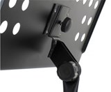 Classic Cantabile Orchestra Music Stand Perforated Metal Plate Heavy Negru