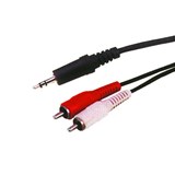 CABLU JACK 3.5 TATA - 2X RCA TATA 10 M