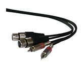 CM3RXF-2 CABLU 2RCA TATA/2XLR MAMA 3M