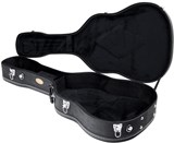 Rocktile 4/4 Deluxe Padded Guitar Case for Western Guitars Black